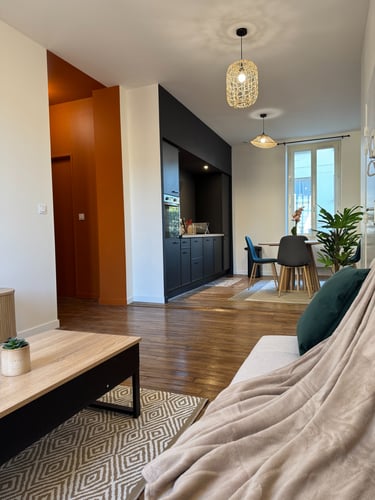 Rénovation appartement parquet massif cuisine équipée rénovation énergétique