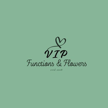 VIP Functions & Flowers logo