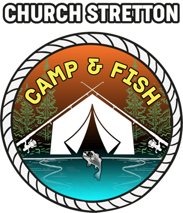 Church Stretton Camp & Fish logo