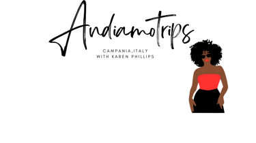 Andiamotrips- Campania, Italy with Karen Phillips logo