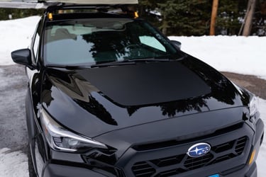 Matt hood decal on 2025 Subaru Crosstrek Wilderness