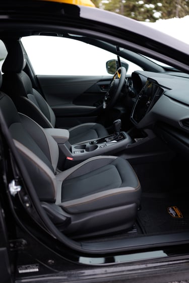 Front seats in the 2025 Subaru Crosstrek Wilderness