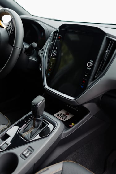 Screen and shifter in 2025 Subaru Crosstrek Wilderness