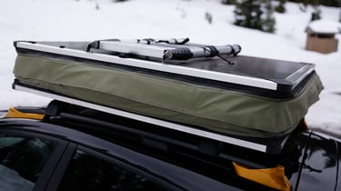 Thule Approach M Rooftop Tent Folded up without it's cover.
