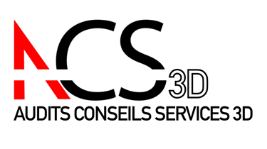 Audits conseils services 3D logo