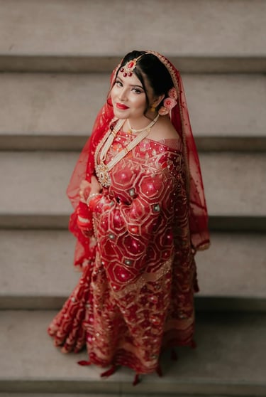 Image of bride and groom during wedding photoshoot captured by Shots By A, professional wedding photography in Warren, Michig
