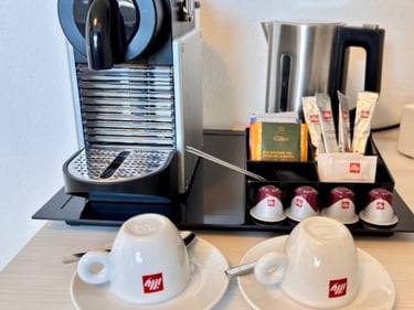 Hotel DunenNest - Nespresso-Kapselmaschine mit illy Kapseln