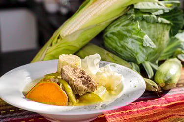 Plato de cocido de res