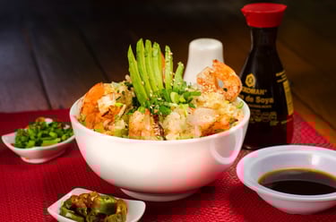 Plato de arroz frito