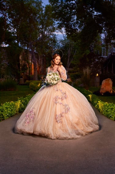 Bride in a wedding day