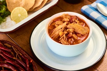 Plato de pozole