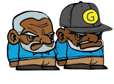Two Grumpy Men logo