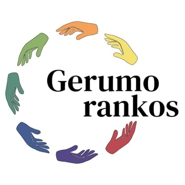 Gerumo rankos logo