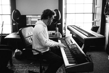 Somewhere North - Music Studio Photoshoot - Geoff Warner-Clayton_Ireland, 2024_010