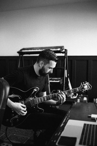 Somewhere North - Music Studio Photoshoot - Gary O'Neill_Ireland, 2024_008