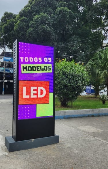 totem de led publicidade