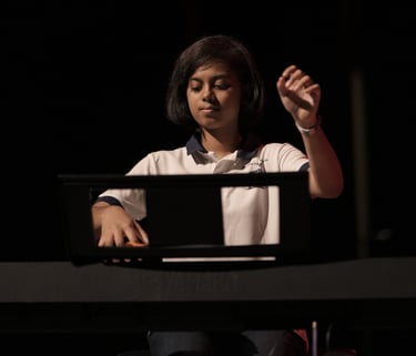 shreyashi tripathy performing live on stage