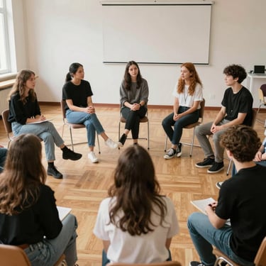 A group of people is gathered holding various signs and posters advocating for disability rights and empowerment. The signs carry messages promoting inclusivity, equal opportunities, and changing perceptions about disabilities. The crowd consists of diverse individuals, including children and adults.