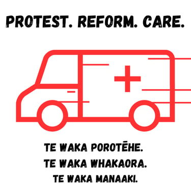 Waka Whakatou: Driving for Health Reform logo