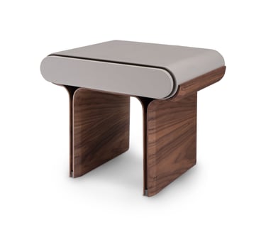 modern wooden bedside table