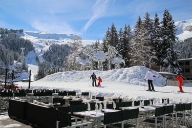 Fantastic view over the mountains
