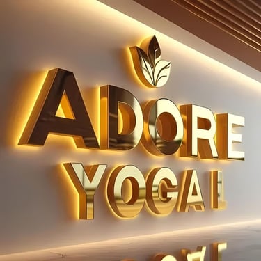 3D illuminated business signage with raised letters for brand visibility