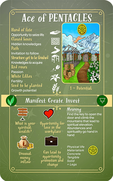 Jasper Tarot Next gen Explanation Ace of Pentacles