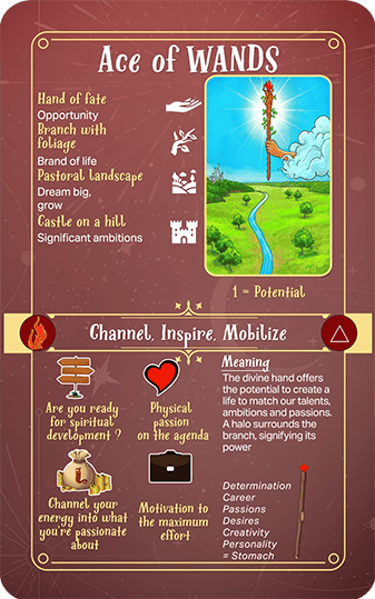 Jasper Tarot Next gen Explanation Ace of Wands