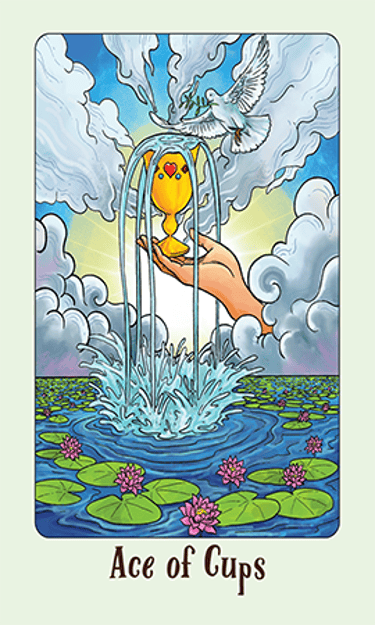 Jasper Tarot Next gen Ace of Cups