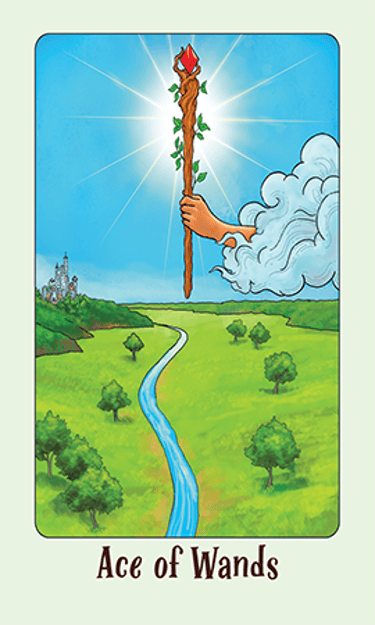 Jasper Tarot Next gen Ace of Wands