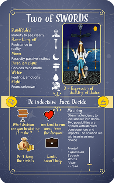 Jasper Tarot Next gen Explanation Two of Swords