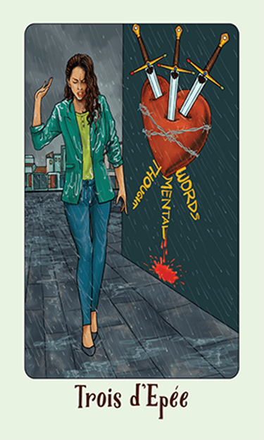 Jasper Tarot Next gen trois de EPEE