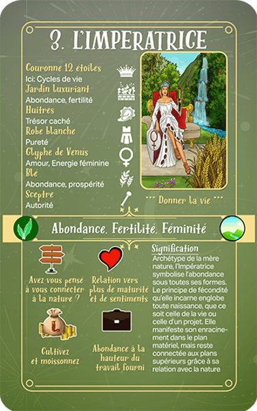 Jasper Tarot Next gen Explication Majeur L'Impératrice