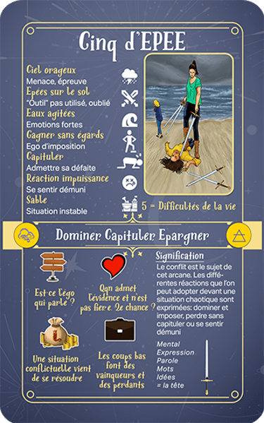 Jasper Tarot Next gen Explication Cinq de EPEE