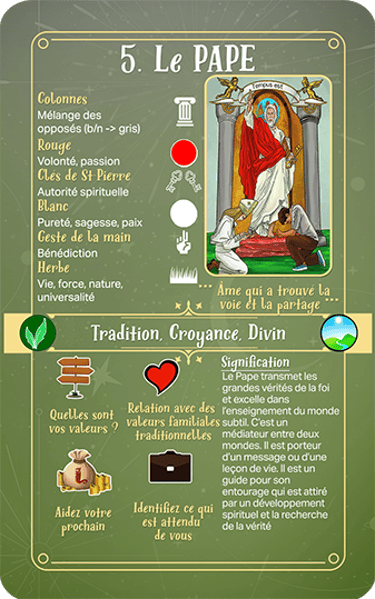 Jasper Tarot Next gen Explication Majeur Le Pape
