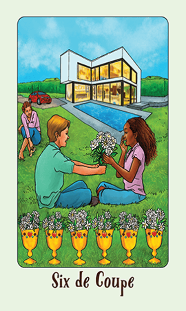 Jasper Tarot Next gen Six de Coupe