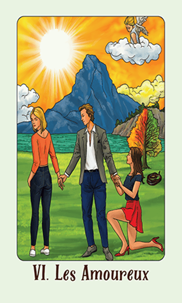 Jasper Tarot Next gen Majeur Les Amoureux