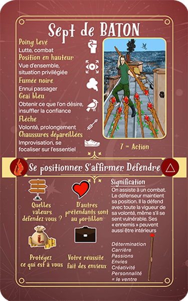 Jasper Tarot Next gen Explication sept de BATON