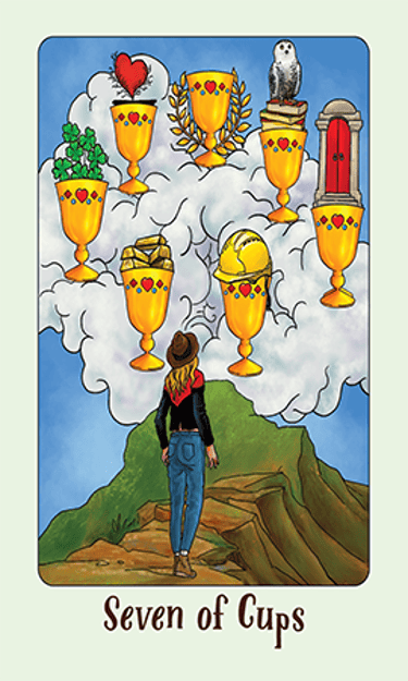 Jasper Tarot Next gen Seven of Cups