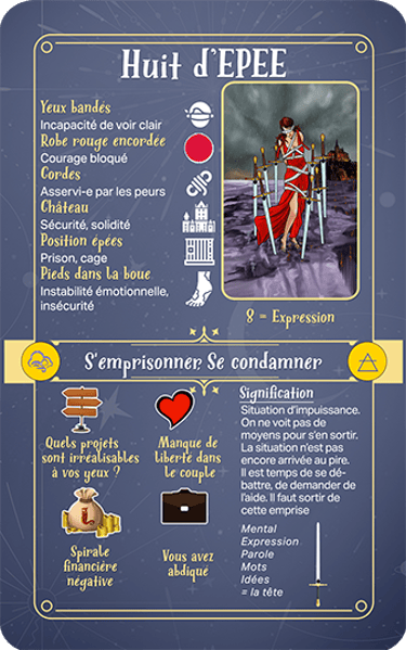 Jasper Tarot Next gen Explication Huit de EPEE