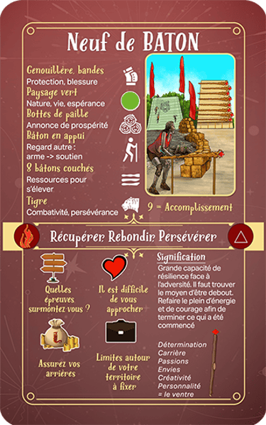 Jasper Tarot Next gen Explication Neuf de BATON