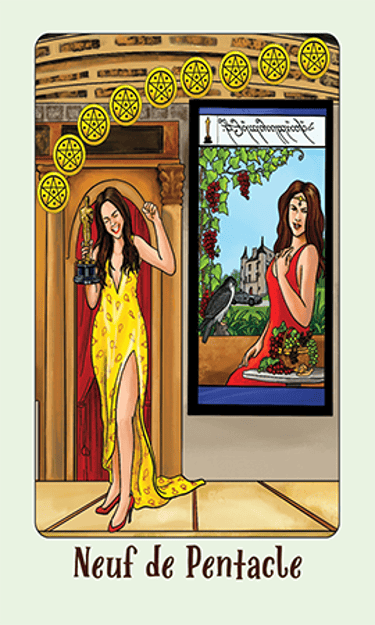 Jasper Tarot Next gen Neuf de Pentacle