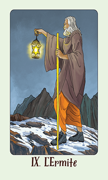 Jasper Tarot Next gen Majeur L'Ermite