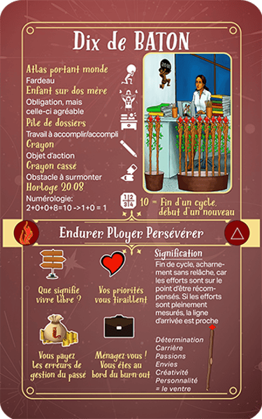 Jasper Tarot Next gen Explication Dix de BATON