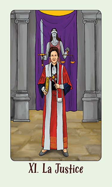 Jasper Tarot Next gen Majeur La Justice