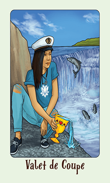 Jasper Tarot Next gen valet de Coupe