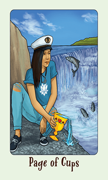 Jasper Tarot Next gen Page of Cups