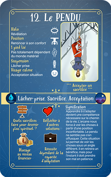 Jasper Tarot Next gen Explication Majeur Le Pendu