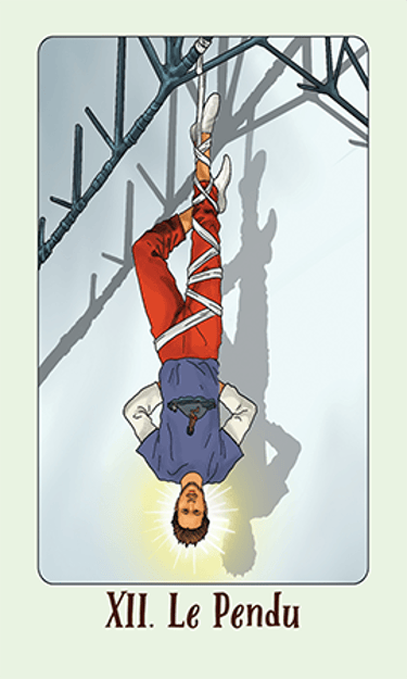 Jasper Tarot Next gen Majeur Le Pendu