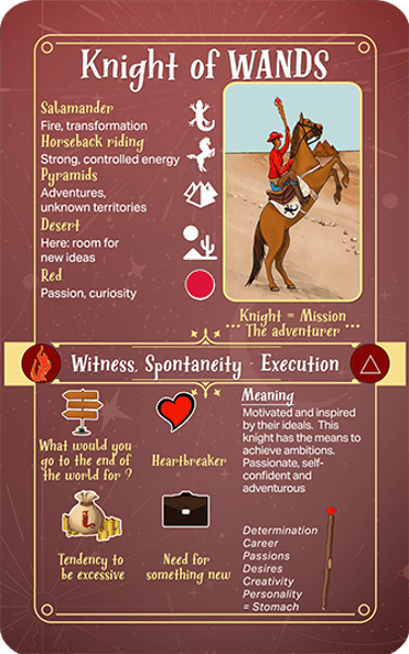 Jasper Tarot Next gen Explanation Knight of Wands